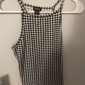 Justify plaid tank top
